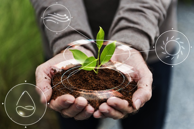Smart agriculture with hand planting